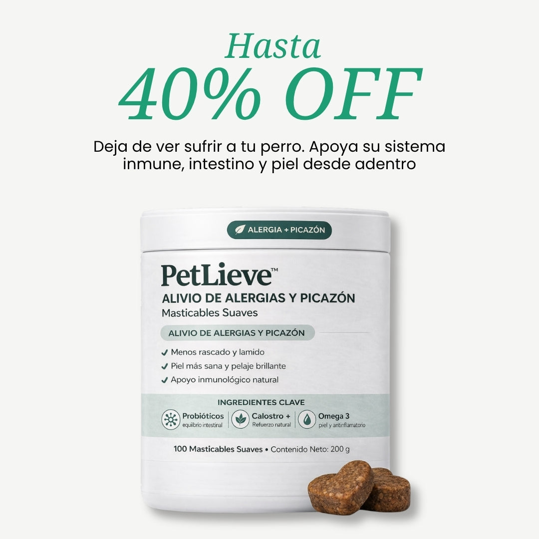PetLieve™ Masticables para Perros con Alergia y Picazón